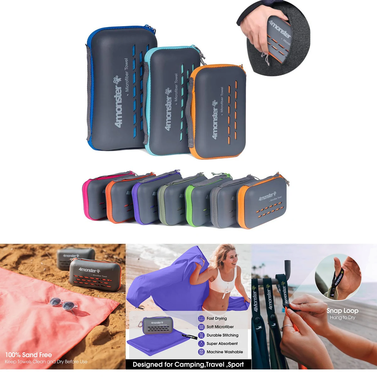 Quick Dry Ultra Soft Compact Gym Towel 1
