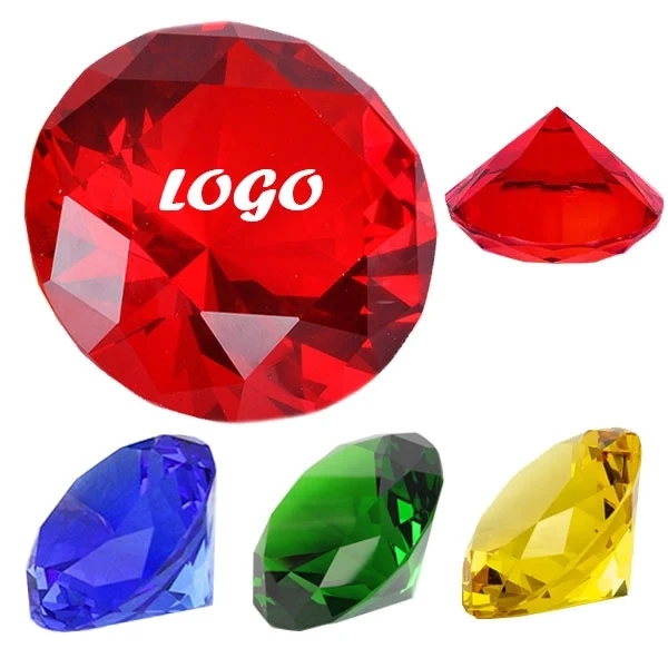 Colorful Crystal Diamond Paperweight Wedding Gifts 1