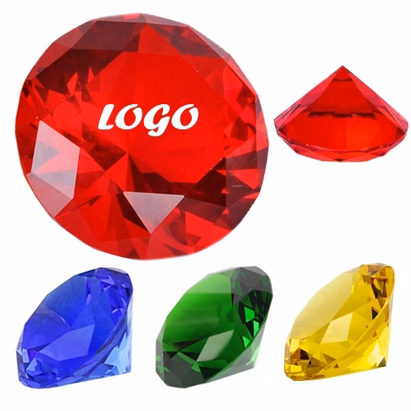 Colorful Crystal Diamond Paperweight Wedding Gifts