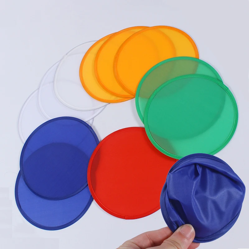 Folding Fan / Flying Discs With Pouch 1