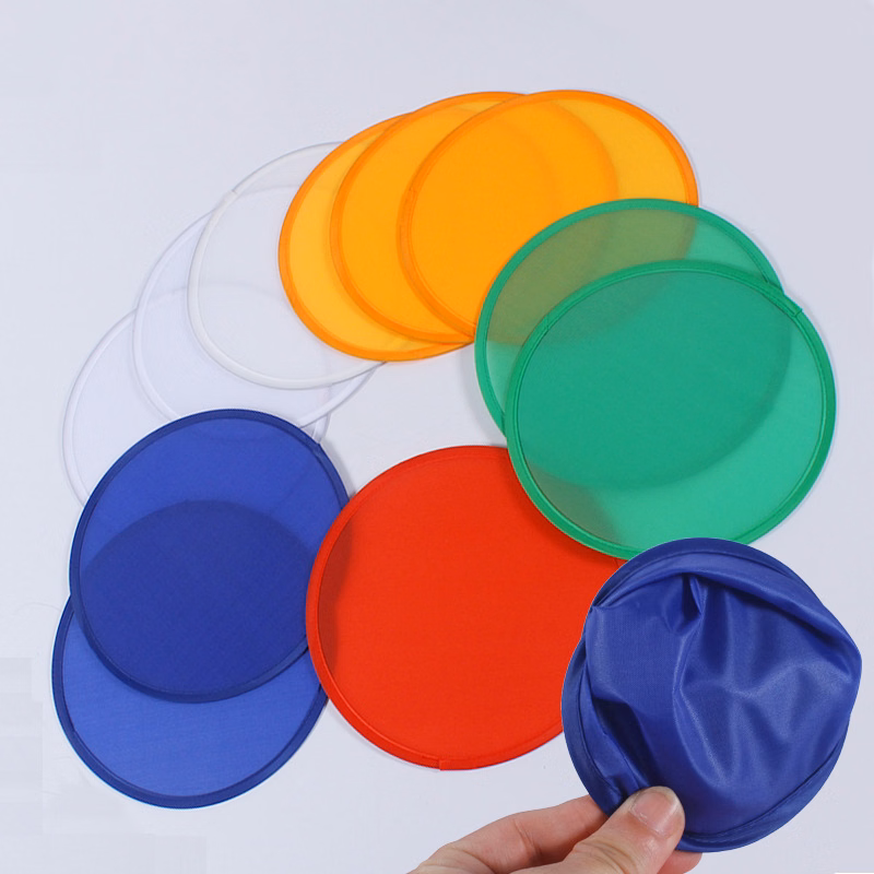 Folding Fan / Flying Discs With Pouch