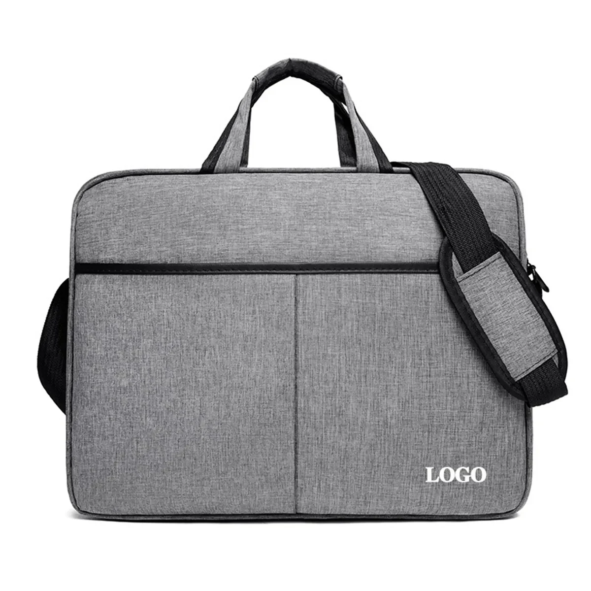 15.6in Water-resistant Laptop Sleeve Case with Shoulder Stra 1