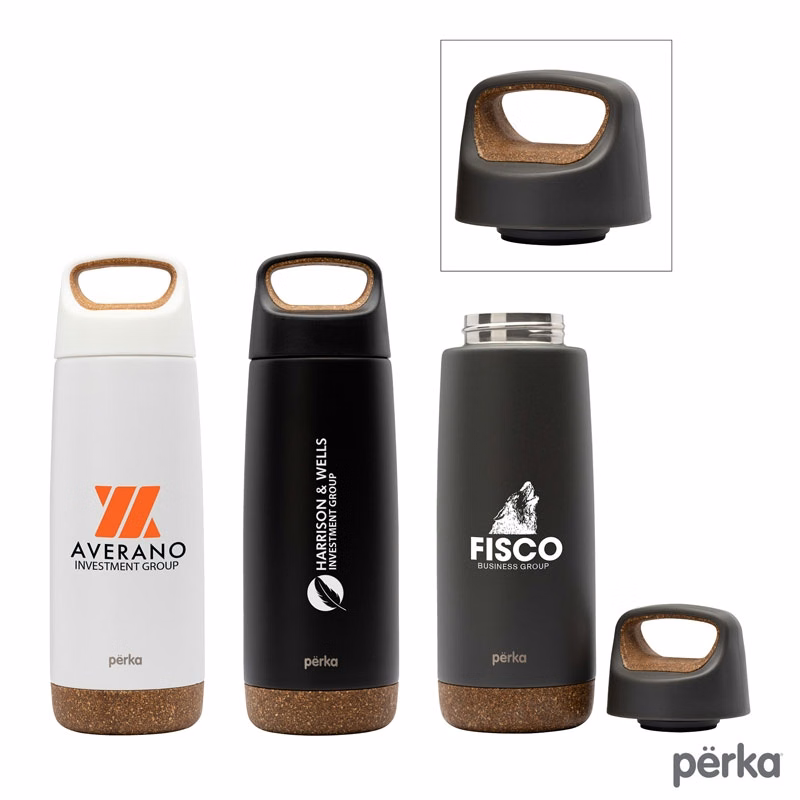 Perka® Axton 20 oz. Double Wall, Stainless Steel Bottle