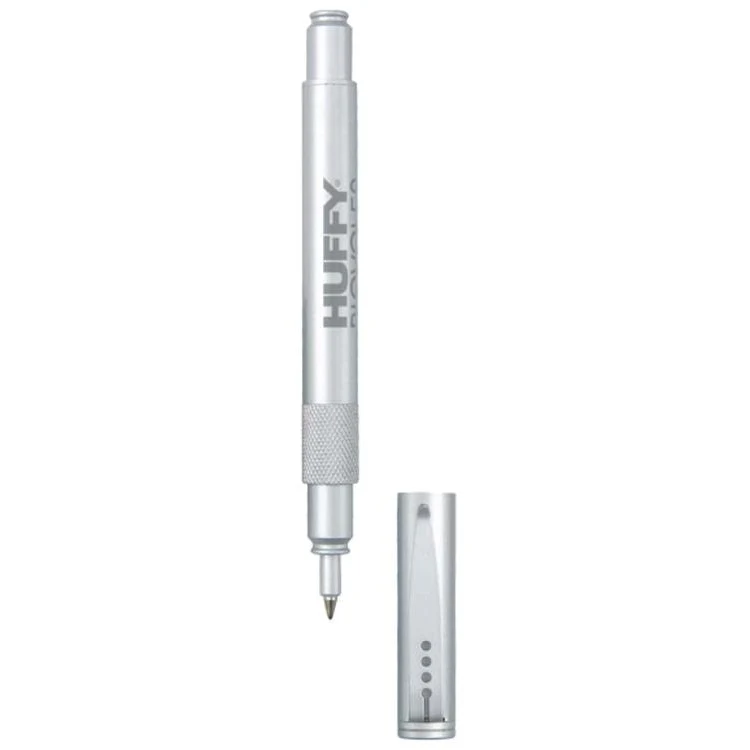 Satin Chrome Cap-Off Rollerball Brass Pen 1