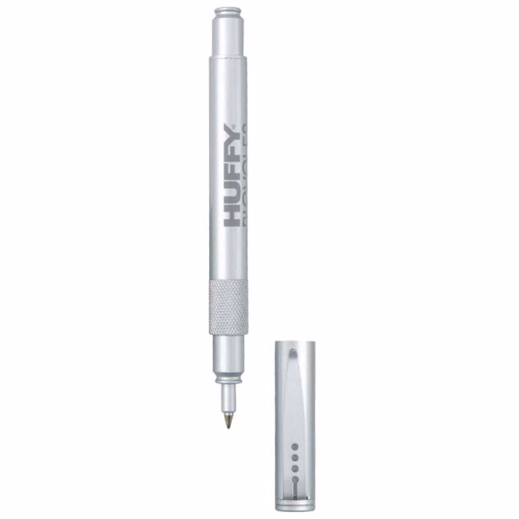 Satin Chrome Cap-Off Rollerball Brass Pen