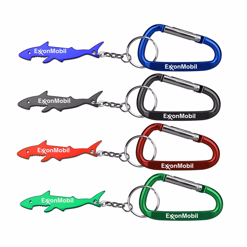 Shark Shape Key Chain with carabineer. Value Combo!