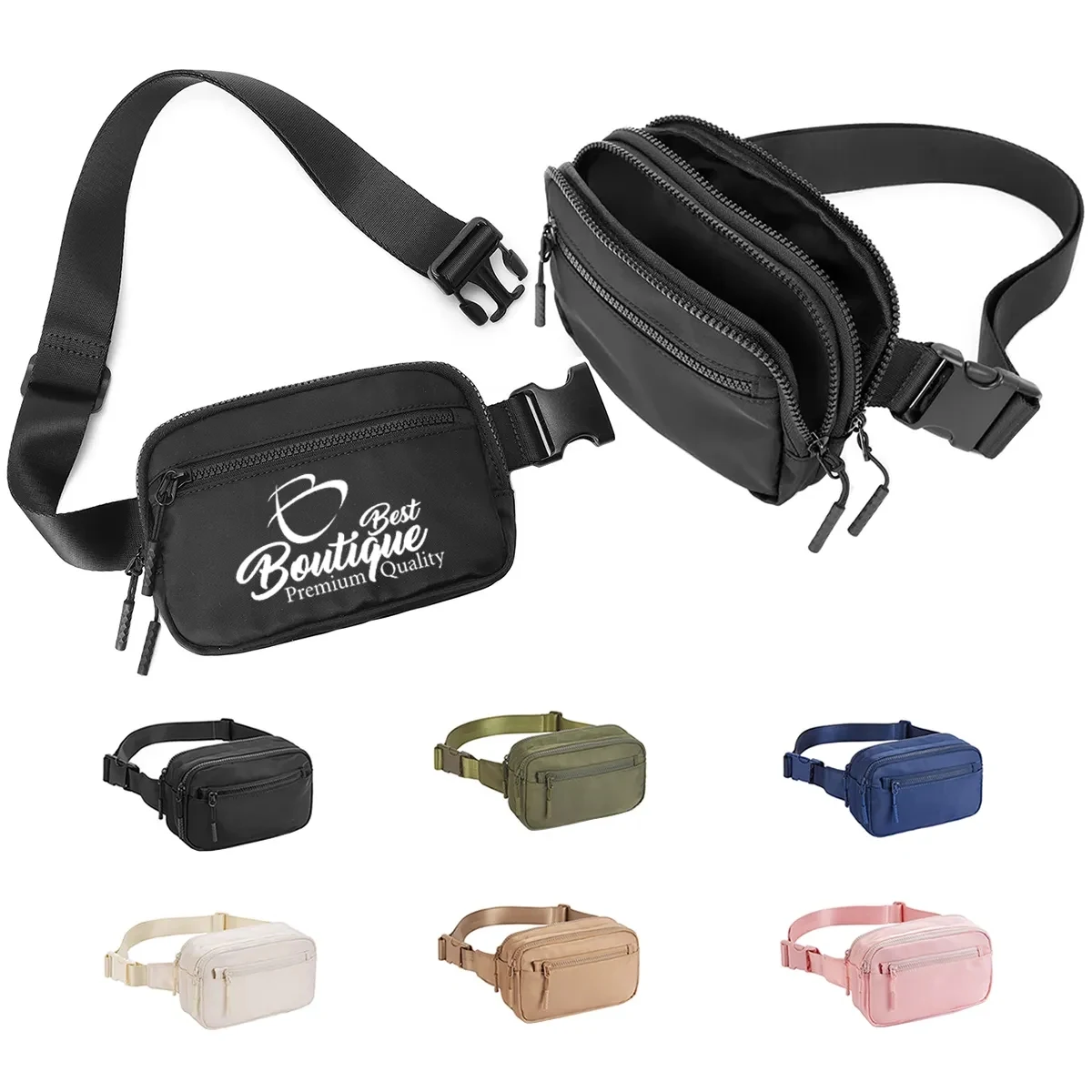 Adjustable Strap Lightweight Fanny Packs Crossbody Bags 1