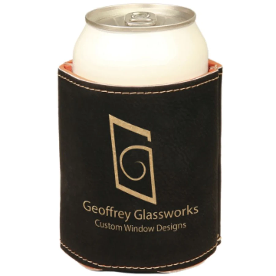 Black Leatherette Beverage Holder 1