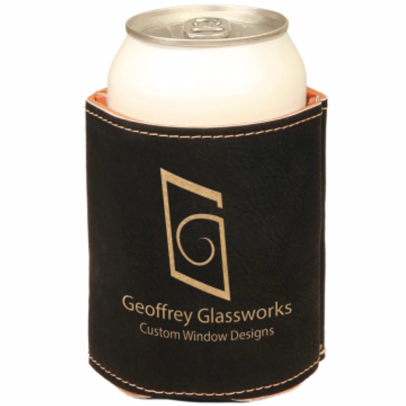 Black Leatherette Beverage Holder