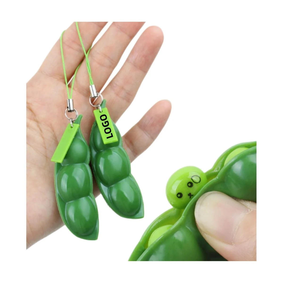 Squeeze bean keychain 1