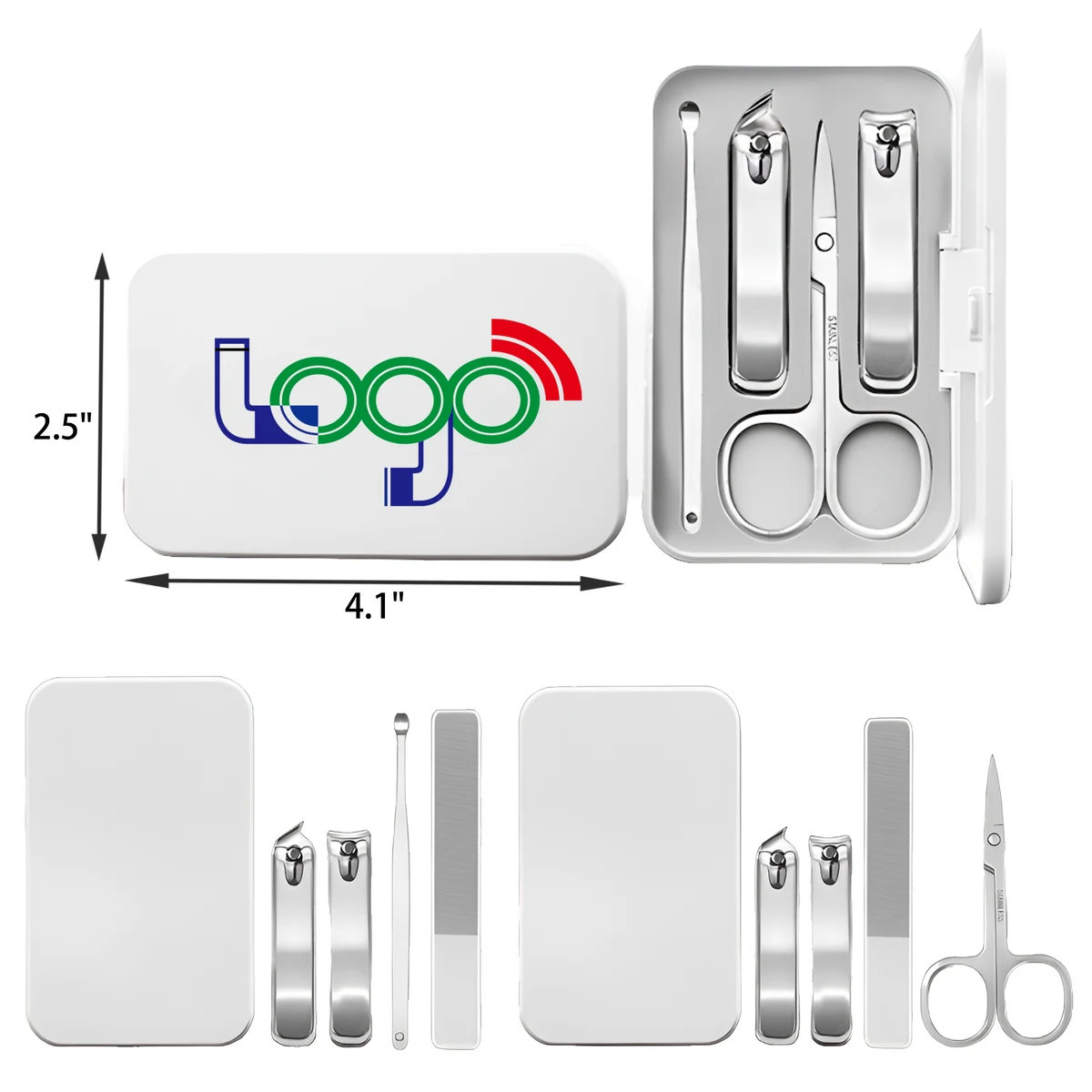 MOQ 50 Professional Stainless Steel Nail Clippers Set 1