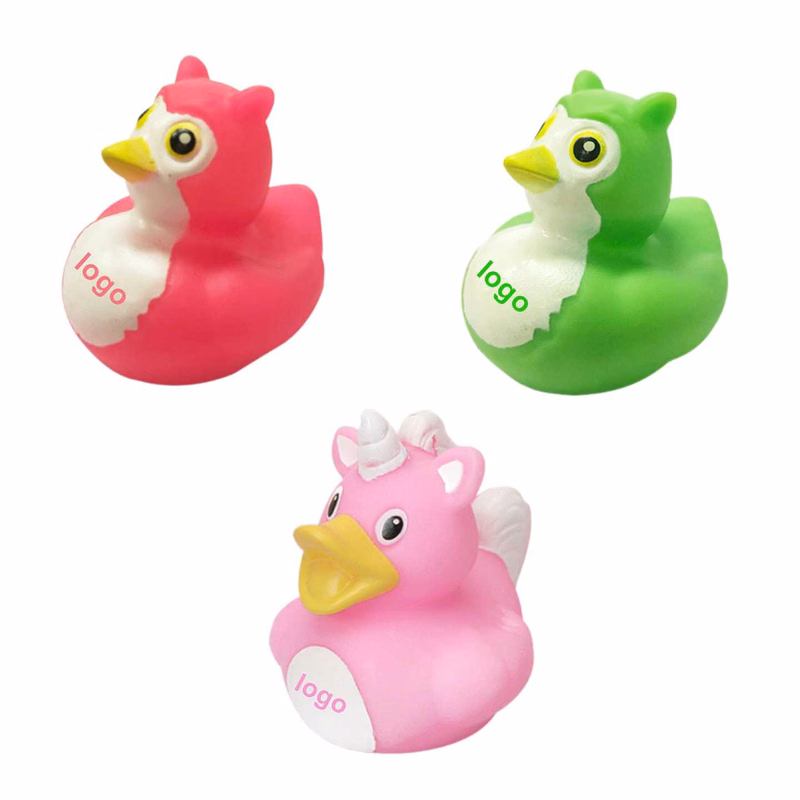 Mini Rubber Duck Unicorn and Owl