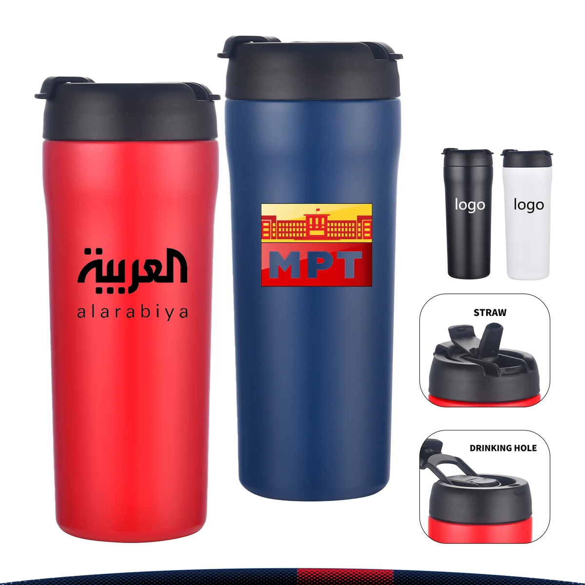 24 OZ. Pirko Stainless Steel Tumbler 1