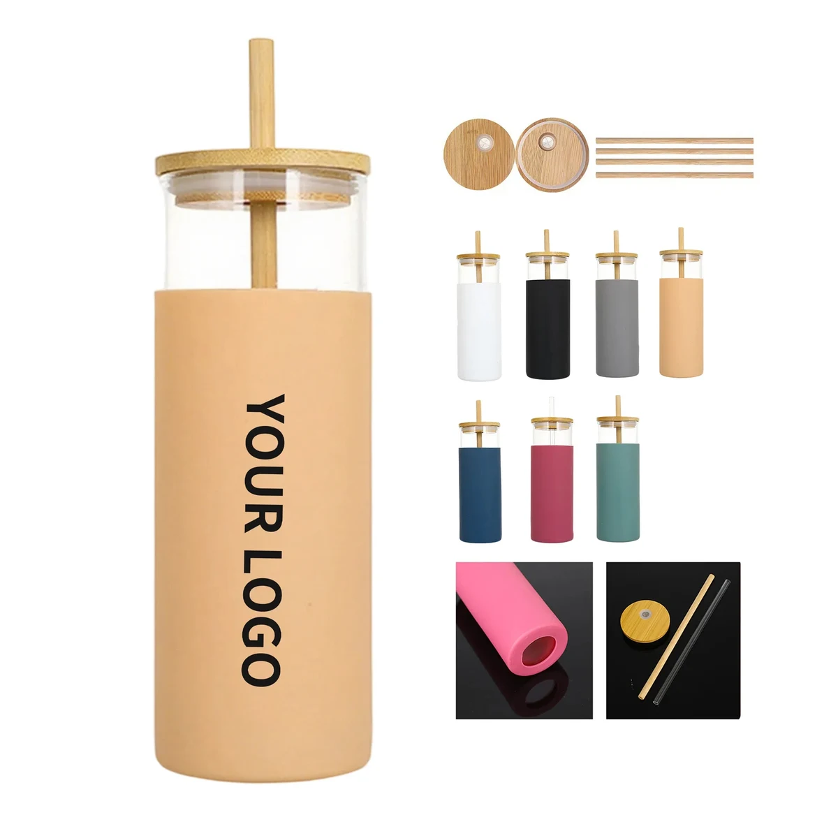 Glass Straw Tumbler 1