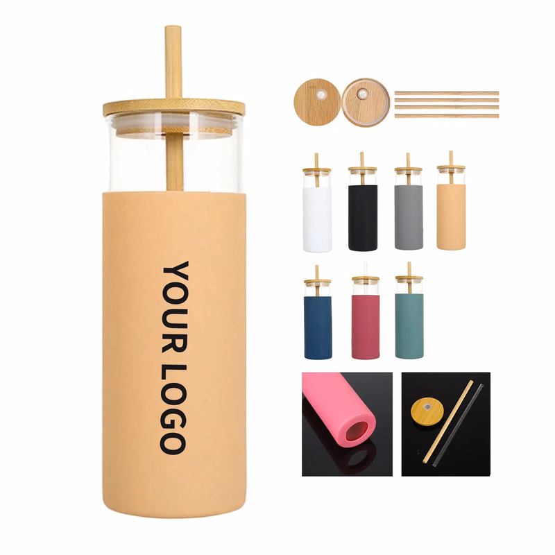Glass Straw Tumbler