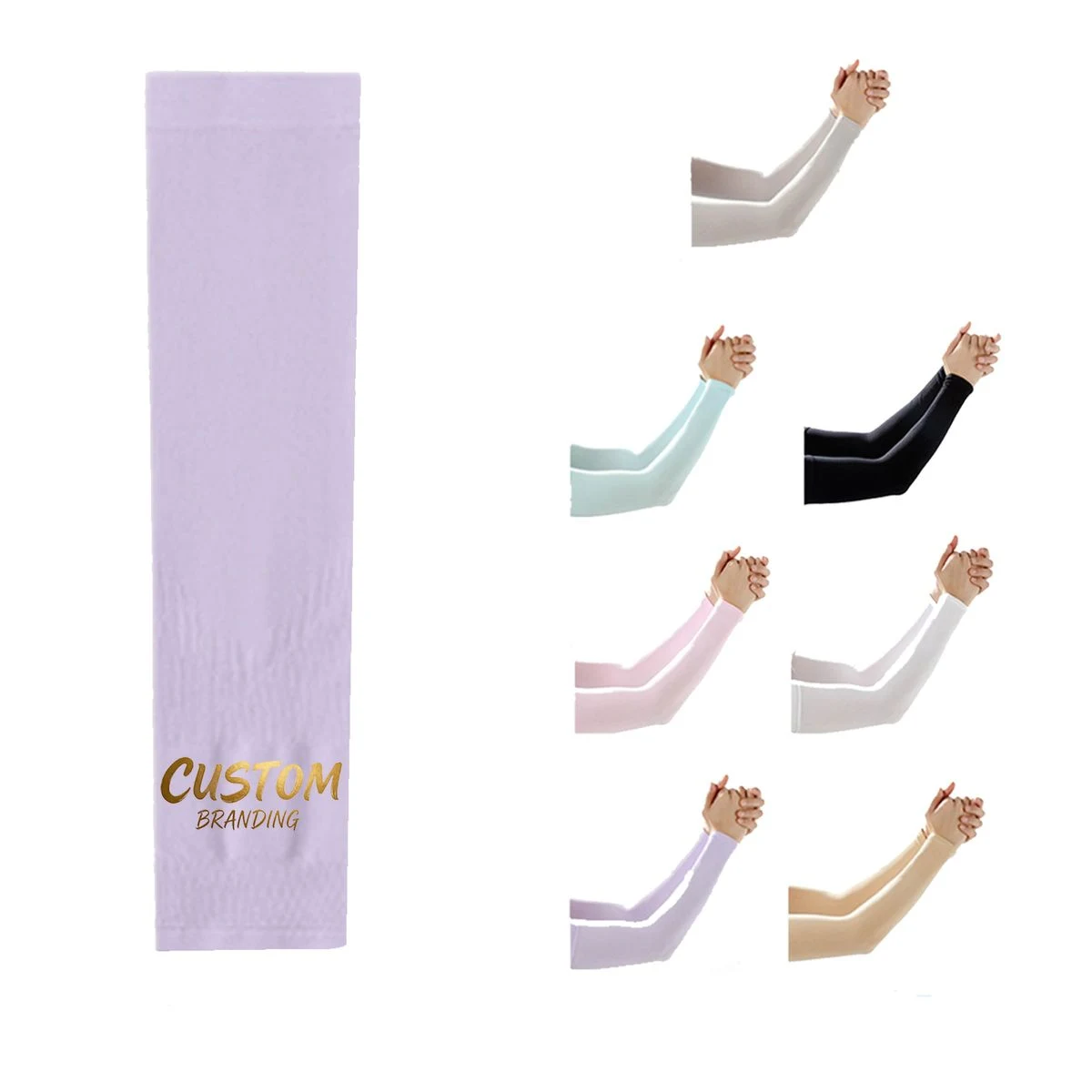 MOQ 50pcs SPF50 UV Protection Sun Sleeves 1
