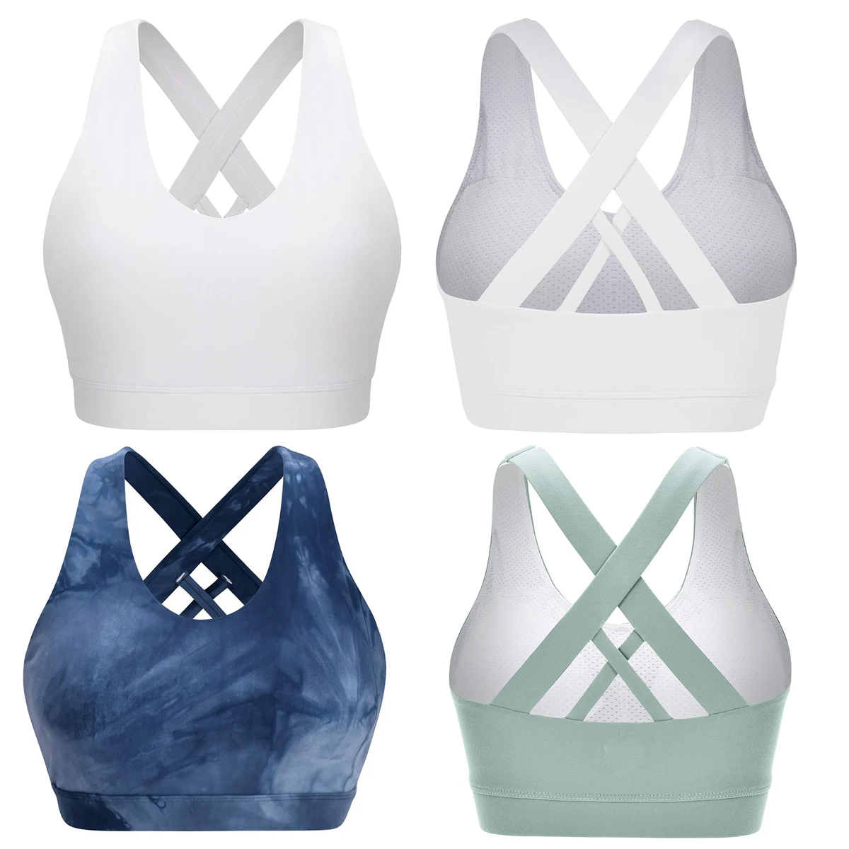 Criss-Cross Back Sports Bra 1