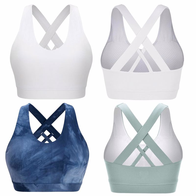 Criss-Cross Back Sports Bra
