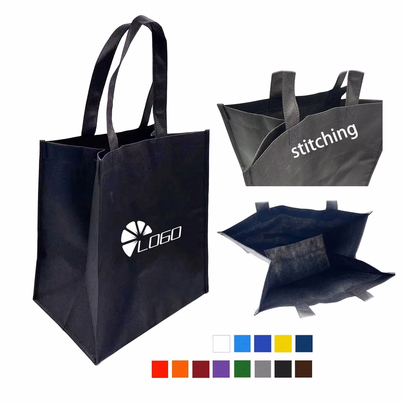MOQ200 Bottom/Side Stitching High Quality Nonwoven Tote Bag
