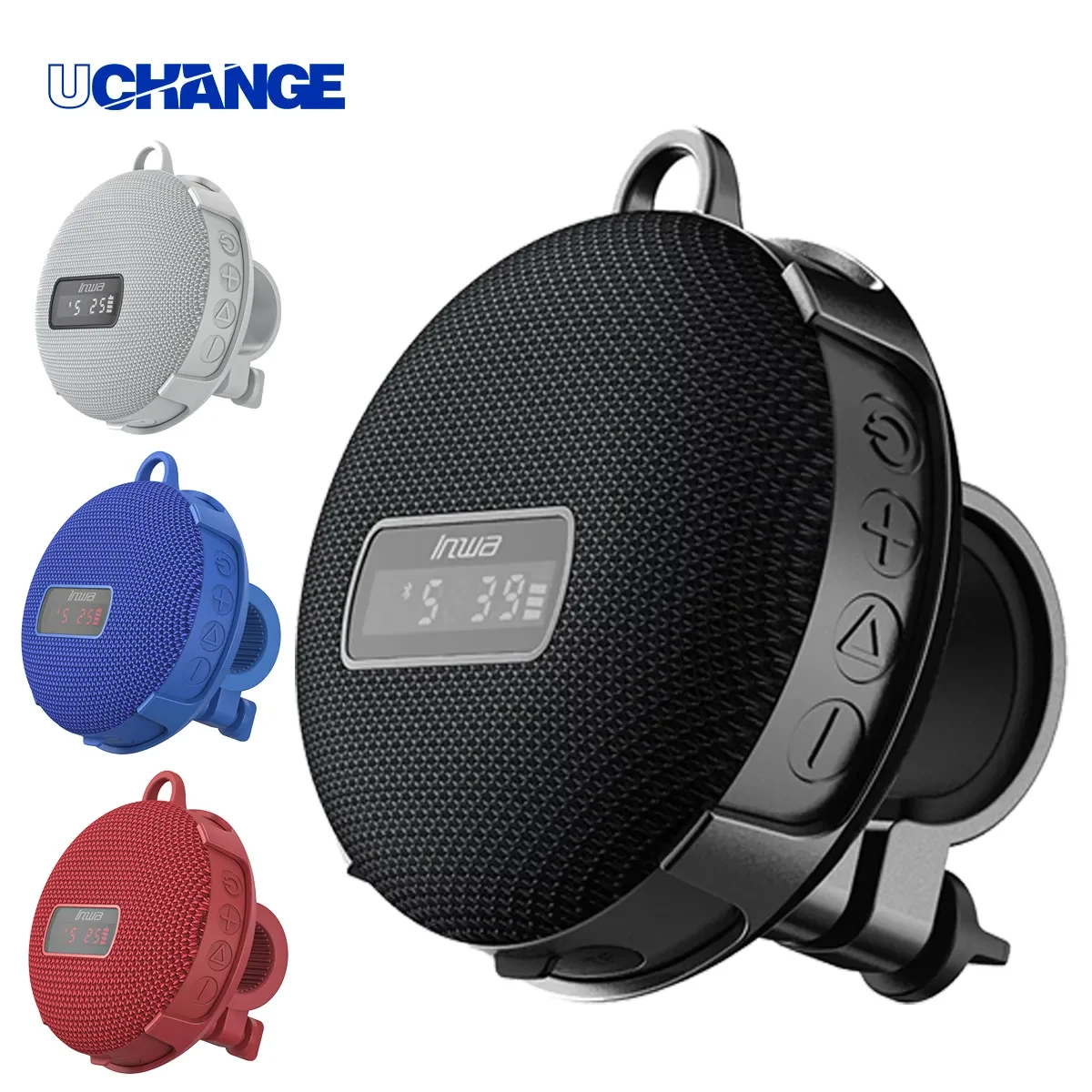 Bike-Mount Waterproof Bluetooth Speaker With Speed Display 1
