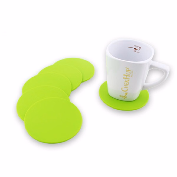 Round Silicone Drink Coasters Mug Pad