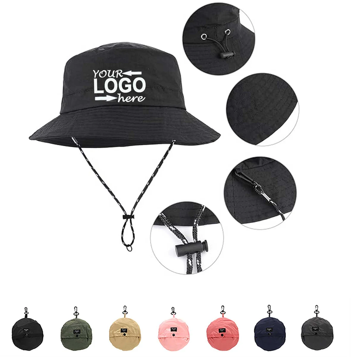 Packable Summer Travel Beach Fishing Cap 1