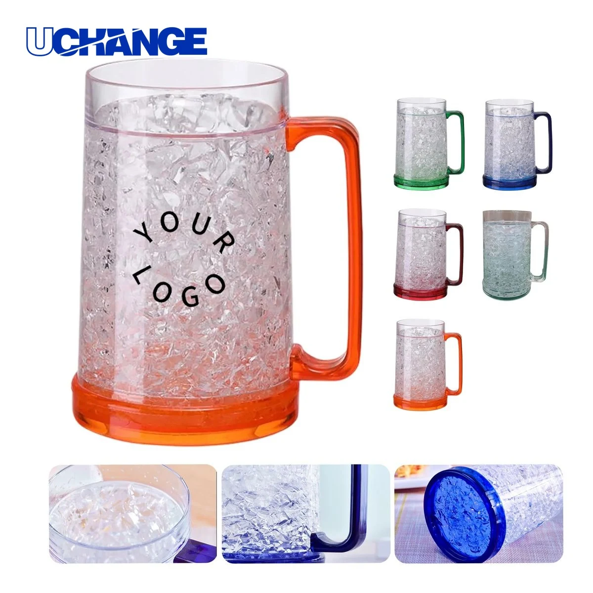Gel Cooling Cup Drinkware 15oz Double Layer Design 1