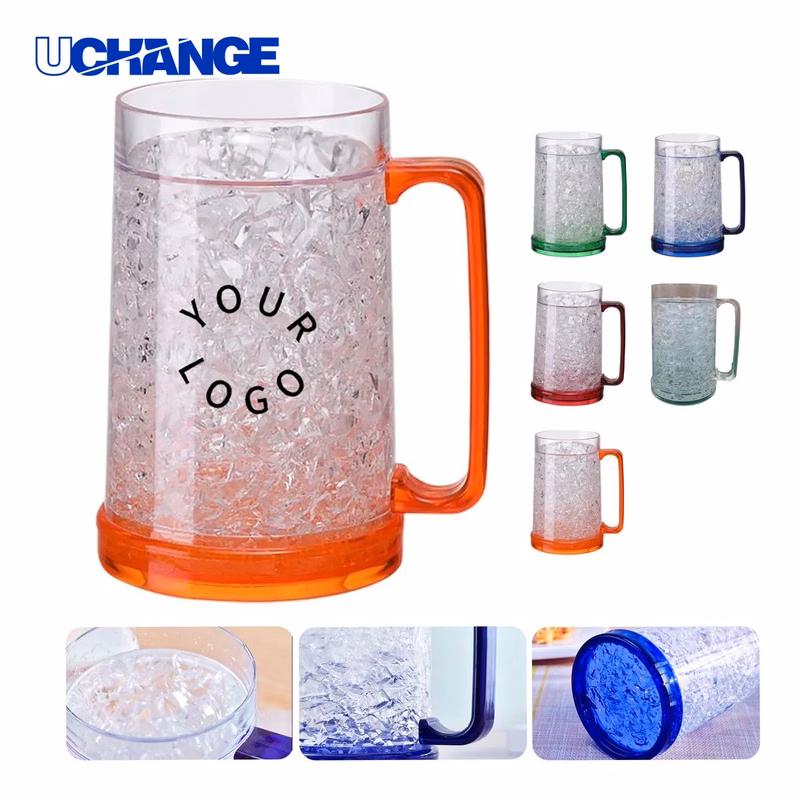 Gel Cooling Cup Drinkware 15oz Double Layer Design