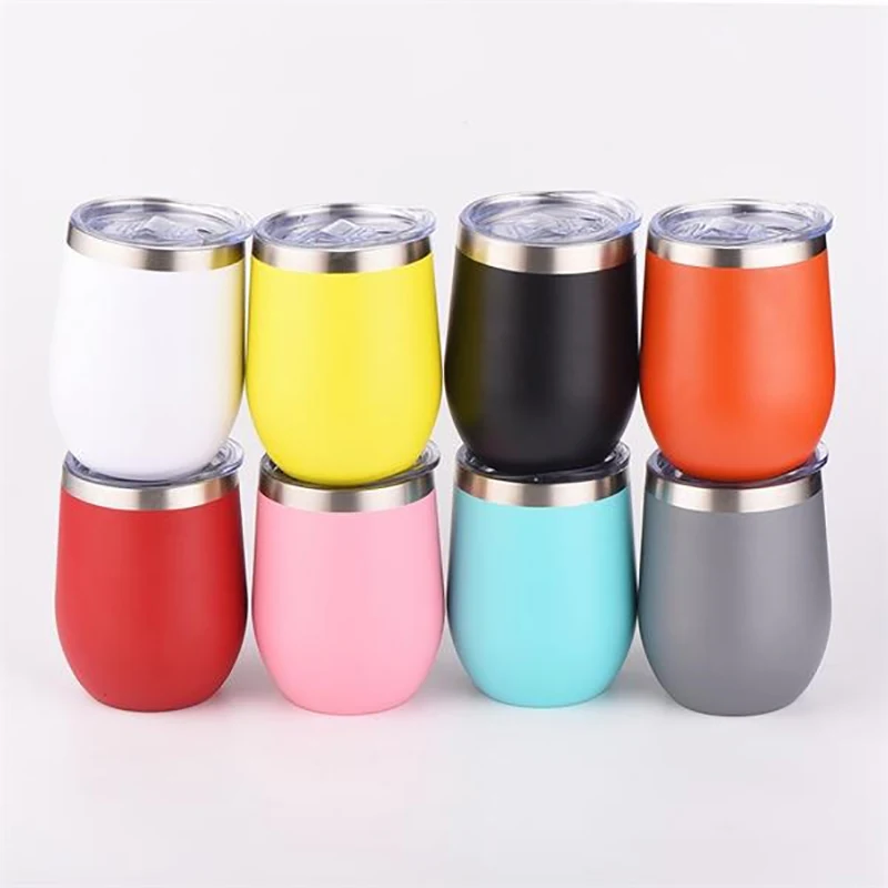 Egg Shaped insulated cup Double Wall Cuphigh quality 304 grade 1