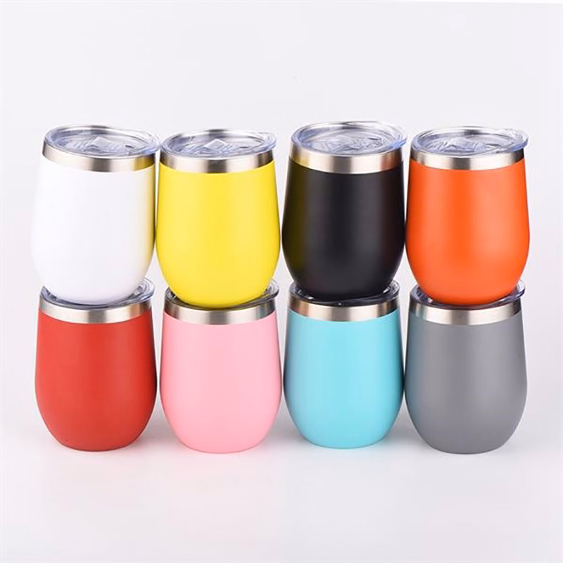 Egg Shaped insulated cup Double Wall Cuphigh quality 304 grade