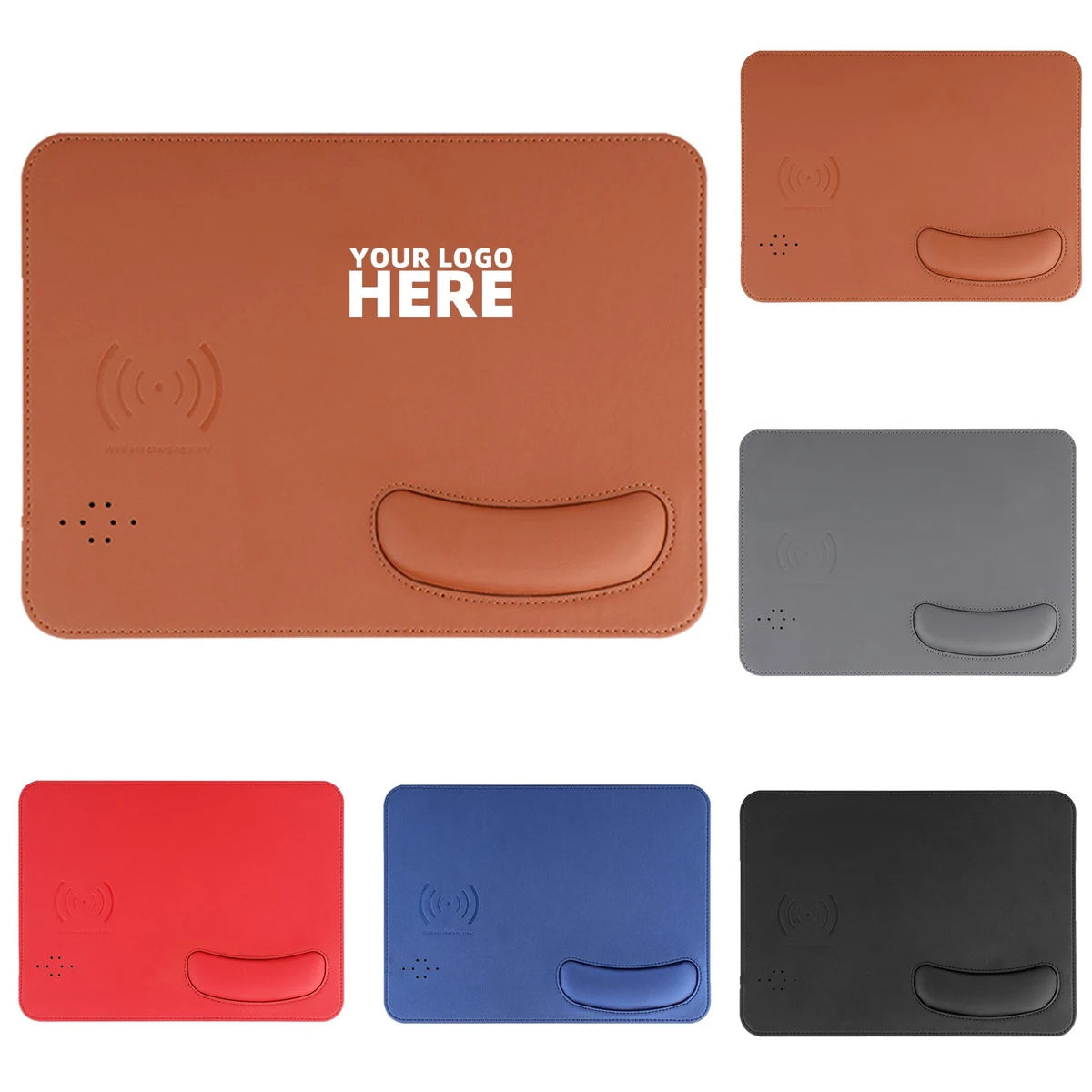 Leather Wireless Charge Mouse Pad 1