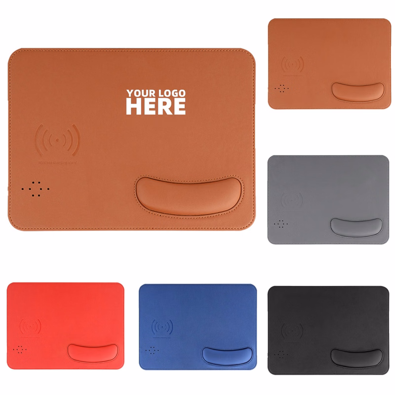 Leather Wireless Charge Mouse Pad