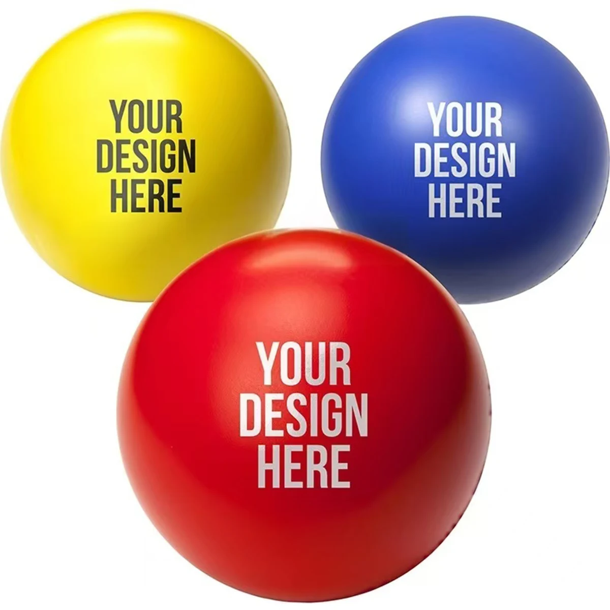 Medium Bounce Solid Polyurethane Squeeze Ball 1