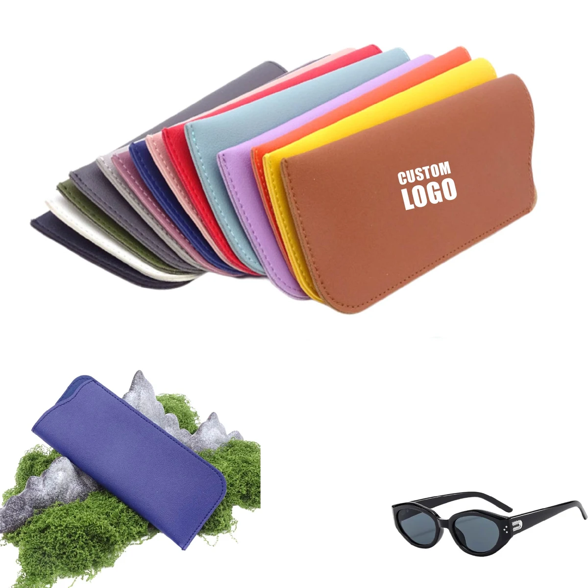 MOQ 10 pcs Leather Eyewear Pouch 1