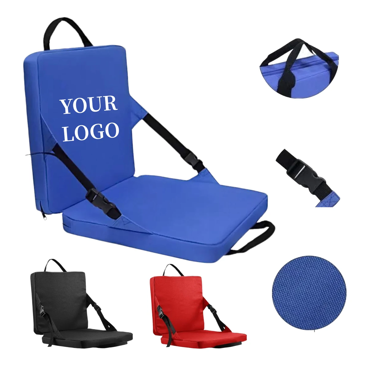Portable Folding Seat Cushion Oxford Fabric 1