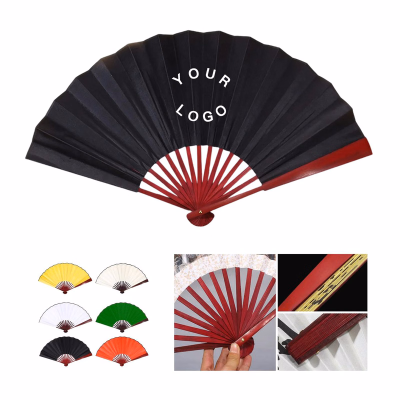 Customizable Bamboo Cloth Folding Fan