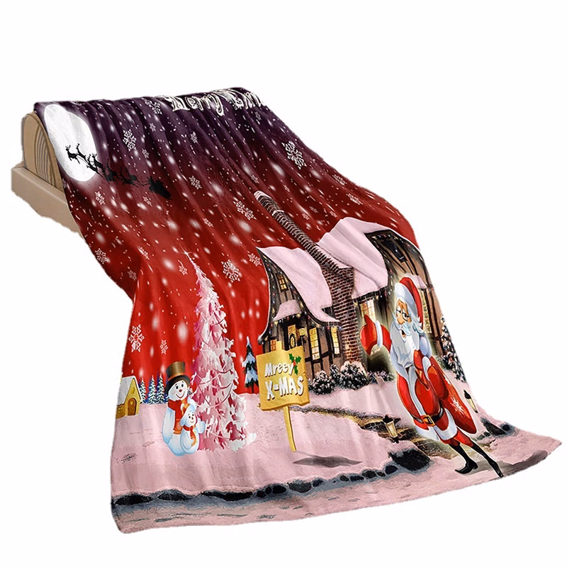 Full Imprint Soft Flannel Blanket
