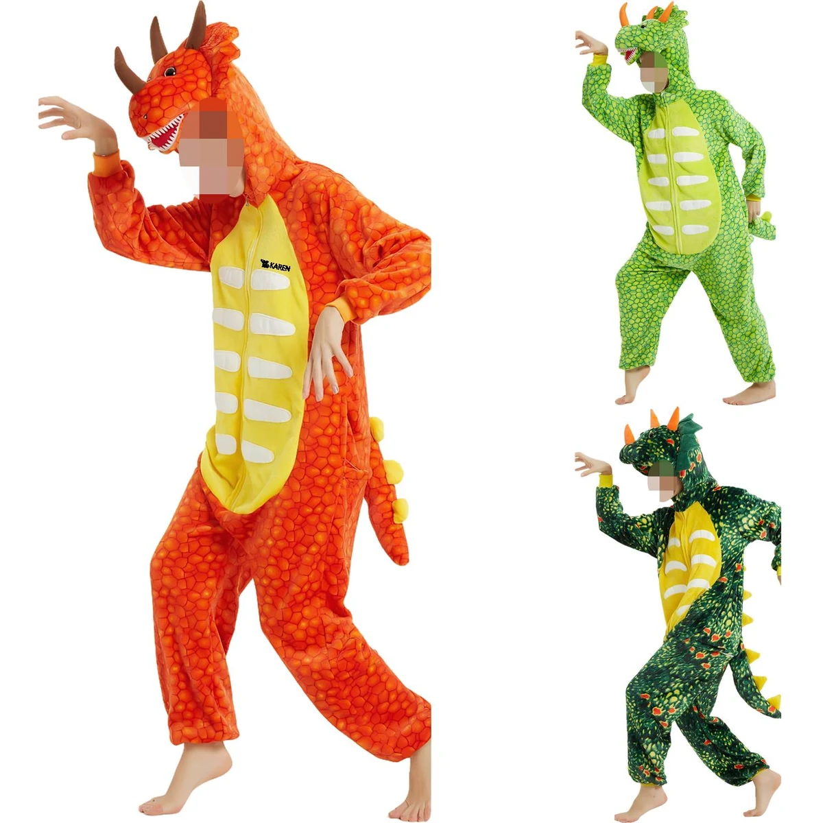 Winter Flannel Animal Homewear Suit 1