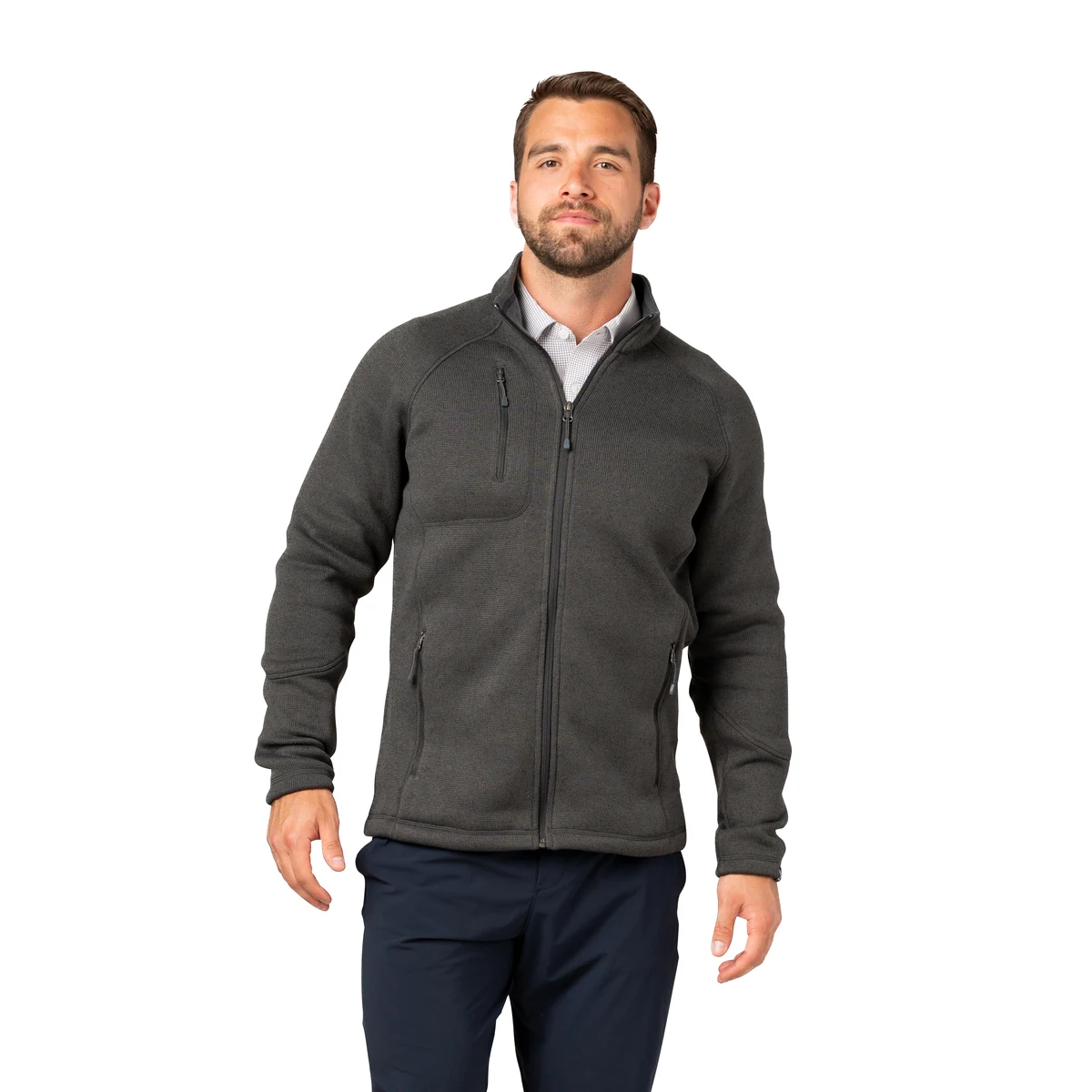 Storm Creek Men's Overachiever Sweaterfleece Jacket 1