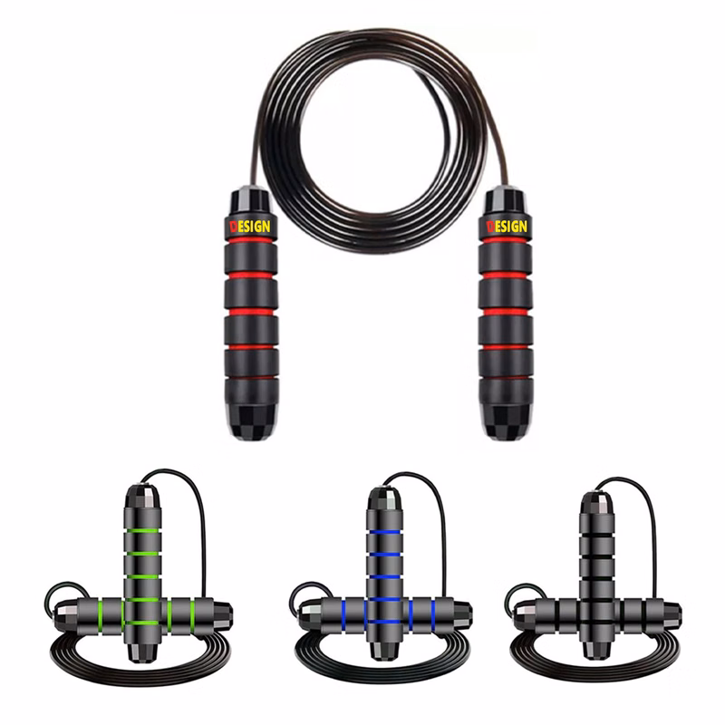 Adjustable Steel Jump Rope with Foam Handles