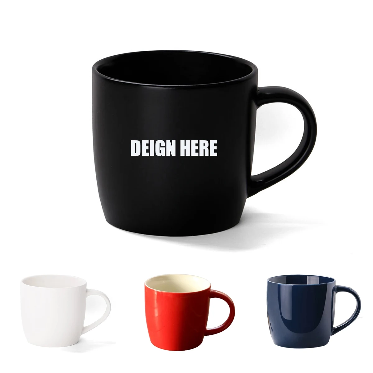 16 OZ. Fine Ceramic Coffee Mugs 1