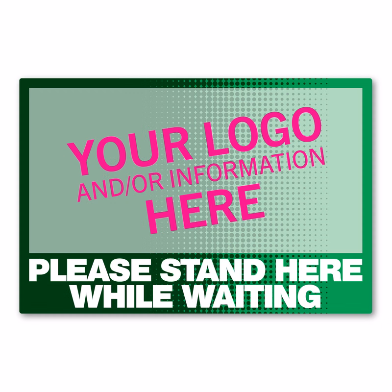 Rectangle Floor Decal - 12" x 18"