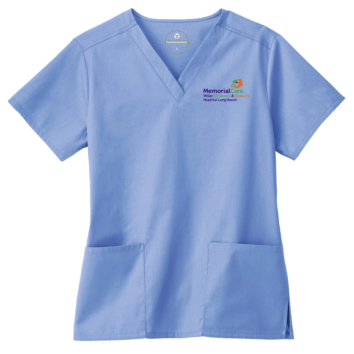 FUNDAMENTALS LADIES TWO POCKET V-NECK TOP 1