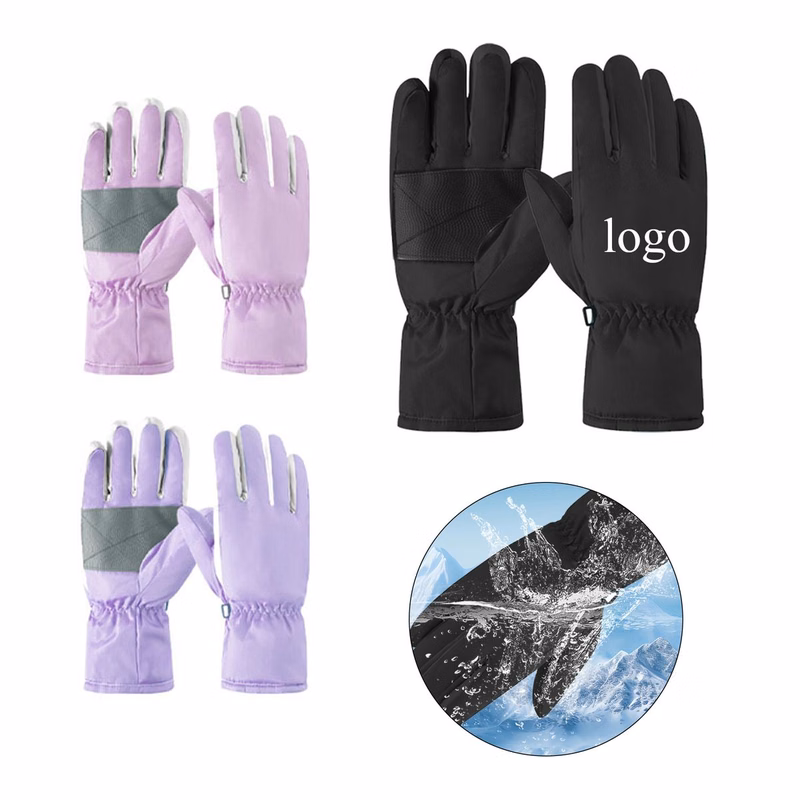 Elastic Cuff Winter Skiing Gloves