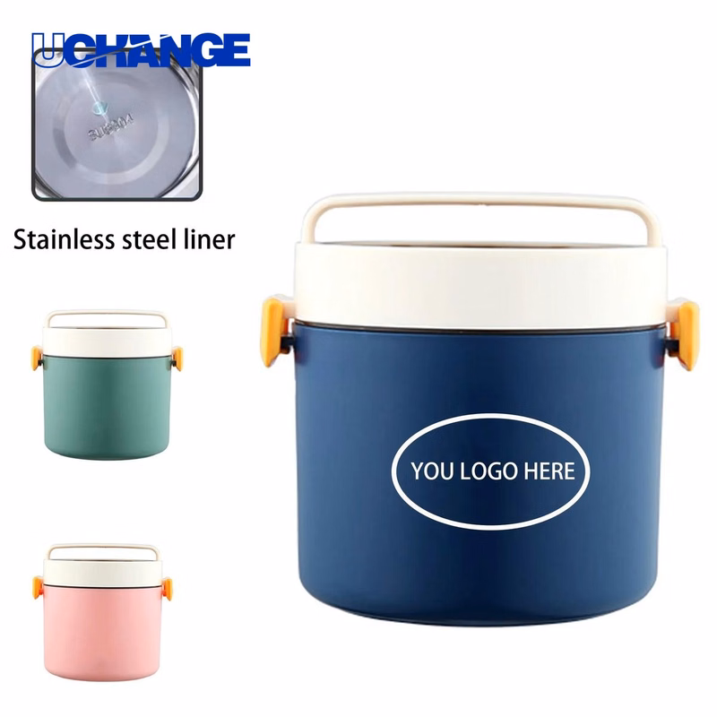 Round Stainless Steel Insulated Lunch Box Container