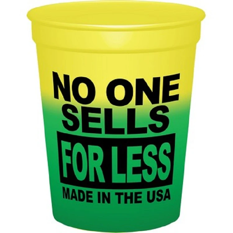 16 Oz. Smooth Mood Stadium Cup (Color to Color) 1