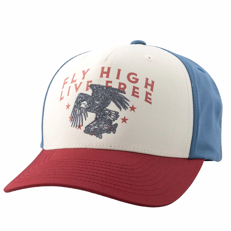 HUK® 'Live Free' Graphic Trucker Hat with Custom Logo