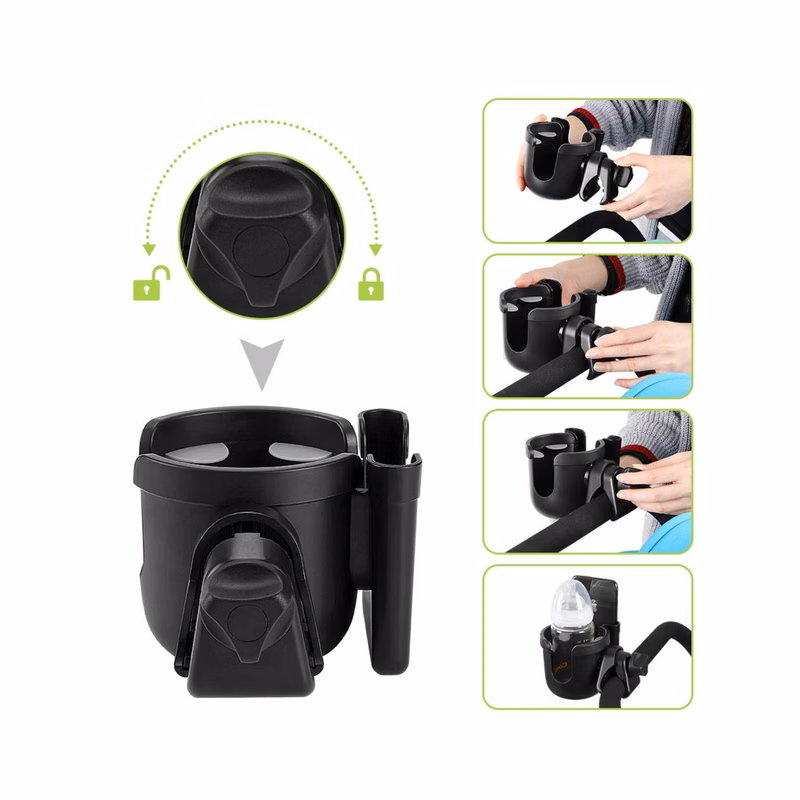 Stroller Cup Holder with Phone Holder