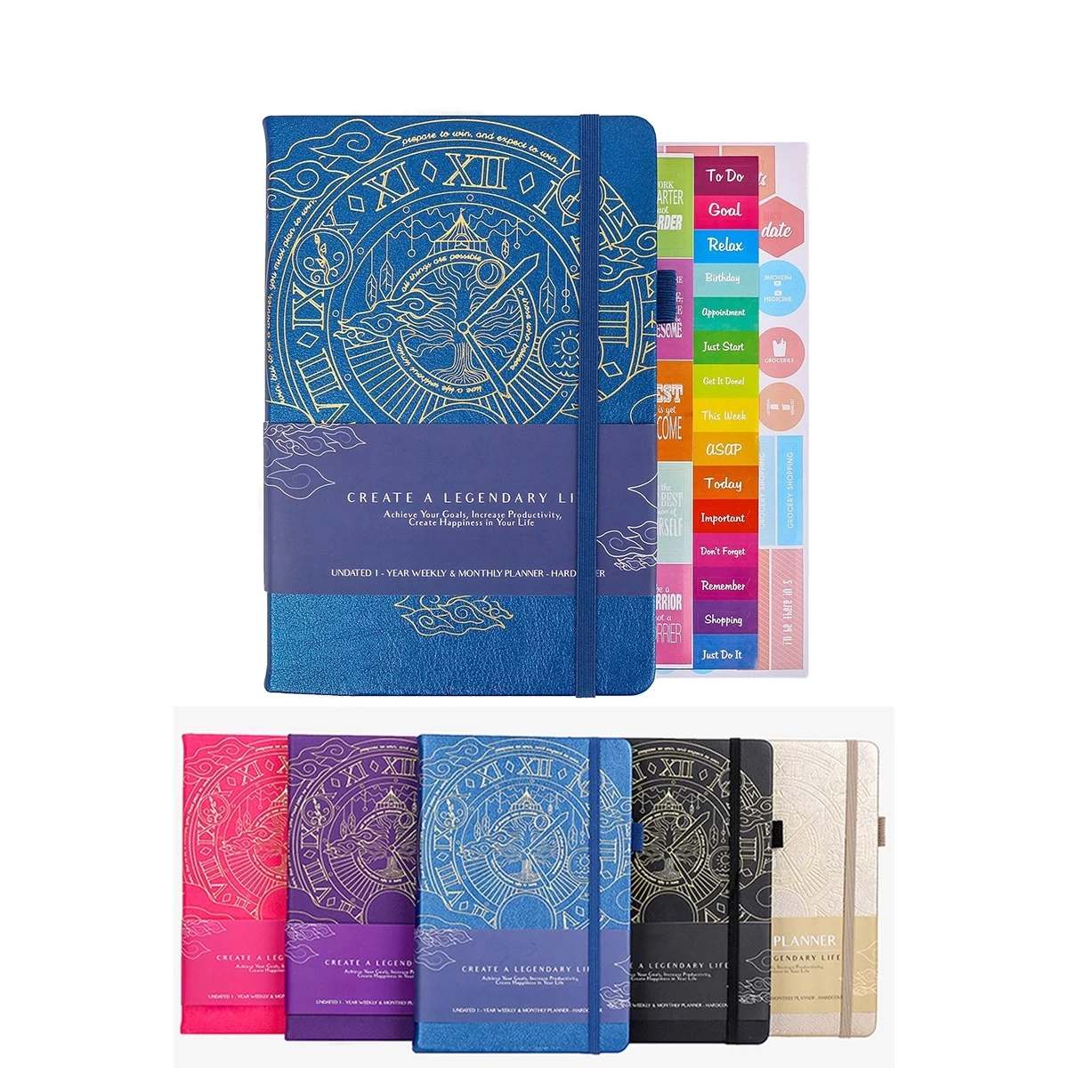 A5 Calendar Bronzing Notepad 1