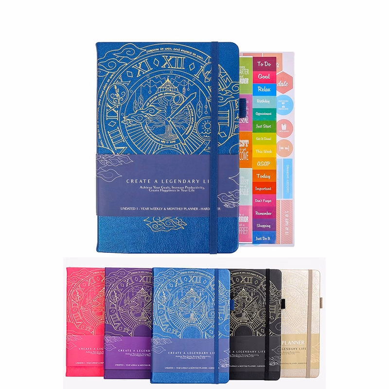 A5 Calendar Bronzing Notepad